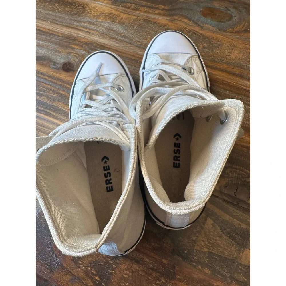 Converse Chuck Taylor All Star Lift Platform High Top White Sneakers 560846F 6.5 - Picture 5 of 9